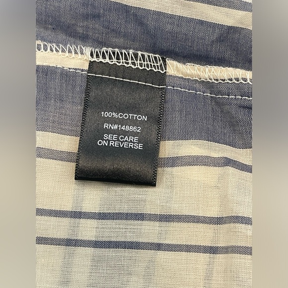 NWT Torrid $65 Stripe Voile Drop Shoulder cotton Shirt Kimono Size 2X - Picture 7 of 9